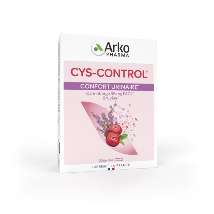 Cys-Control Confort urinaire Arkopharma - bo&icirc;te de 20 g&eacute;lules