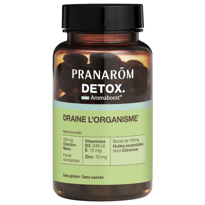 Aromaboost D&eacute;tox Pranar&ocirc;m - pot de 60 capsules