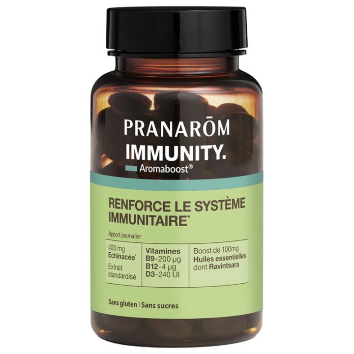 Aromaboost Immunity immunit&eacute; Pranar&ocirc;m - pot de 60 capsules