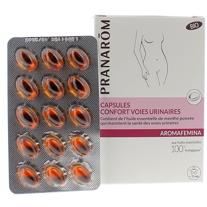 Aromafemina capsules voies urinaires Pranar&ocirc;m - 1 bo&icirc;te de 30 capsules
