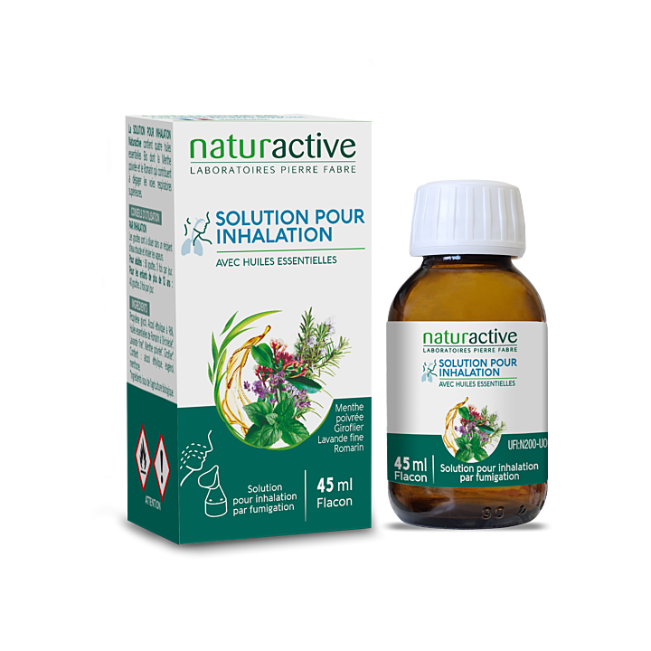 Solution pour inhalation aux huiles essentielles Naturactive - flacon de 45ml