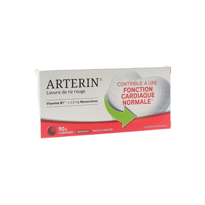 Arterin Levure de riz rouge - bo&icirc;te de 90 comprim&eacute;s