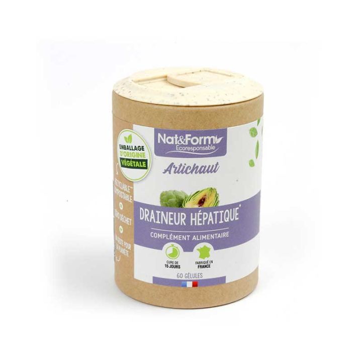 Artichaut Ecoresponsable Nat&Form - boite de 60 g&eacute;lules