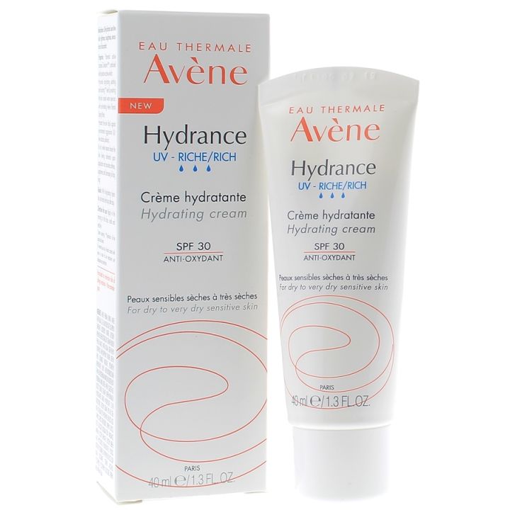 Hydrance &eacute;mulsion riche hydratante UV spf 30 Av&egrave;ne - tube de 40 ml
