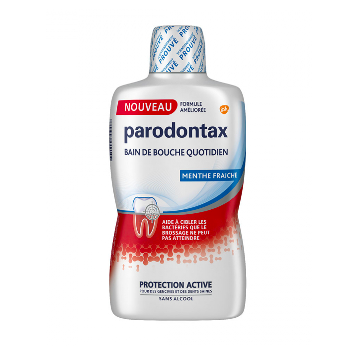 Bain de bouche prot&egrave;ge les gencives Parodontax - flacon de 500 ml