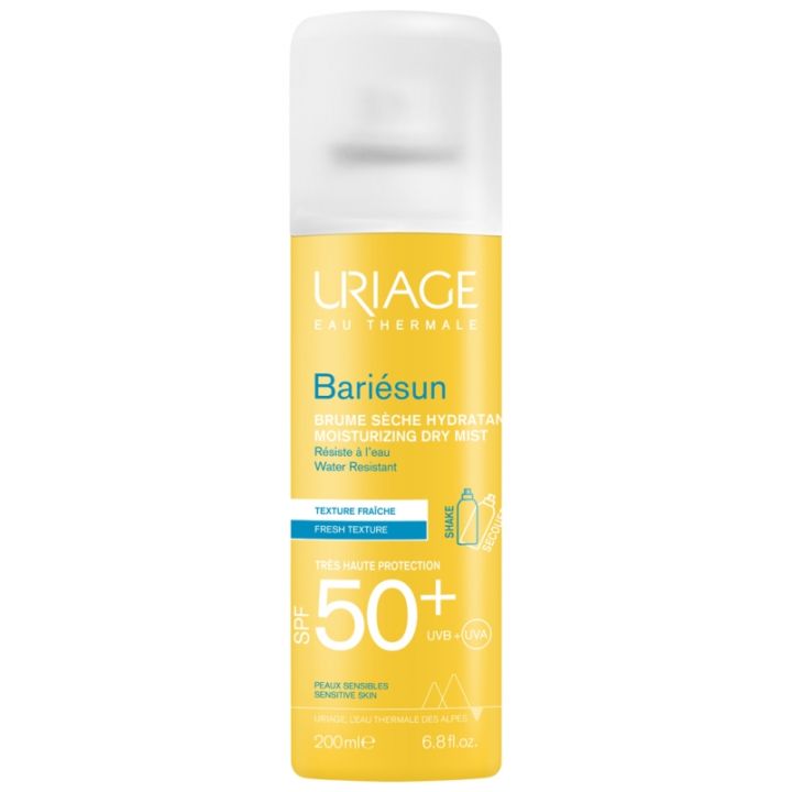 Bari&eacute;sun Brume s&egrave;che hydratante SPF50+ Uriage - spray de 200ml