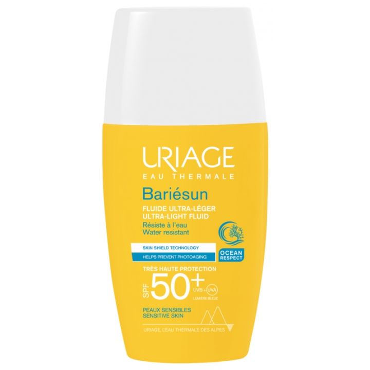 Bari&eacute;sun Fluide ultra-l&eacute;ger tr&egrave;s haute protection SPF50+ Uriage - flacon de 30 ml