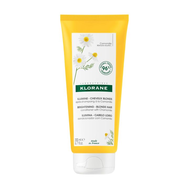 Baume apr&egrave;s-shampooing &agrave; la camomille reflet blond Klorane - tube de 200 ml