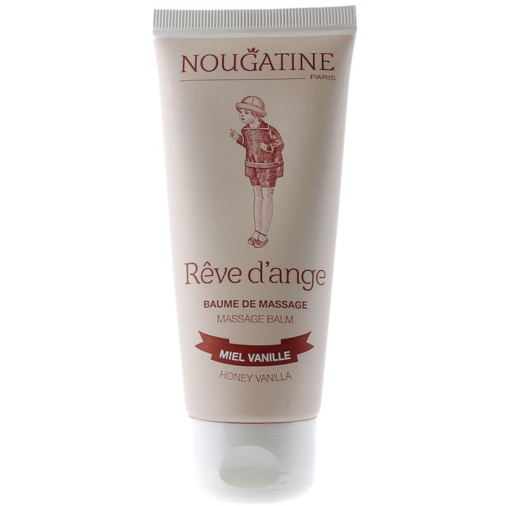 Baume de massage r&ecirc;ve d'ange parfum miel vanille Nougatine - tube de 100 ml