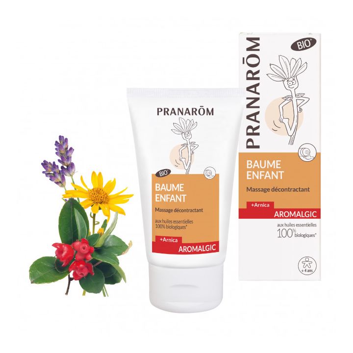 Baume enfant Massage d&eacute;contractant Pranar&ocirc;m - tube de 40 ml