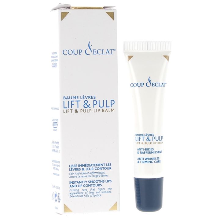 Baume l&egrave;vres lift & pulp Coup d'&eacute;clat - tube de 15 ml