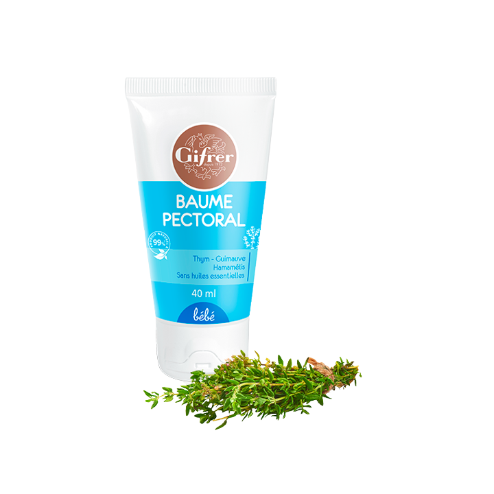 Baume pectoral b&eacute;b&eacute; Gifrer - tube de 40 ml