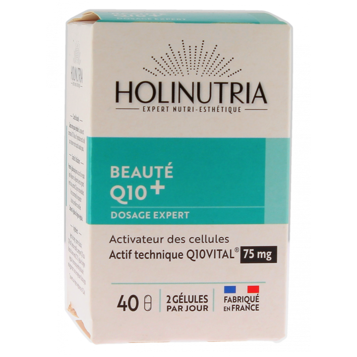 Beaut&eacute; Q10+ Holinutria - bo&icirc;te de 40 g&eacute;lules