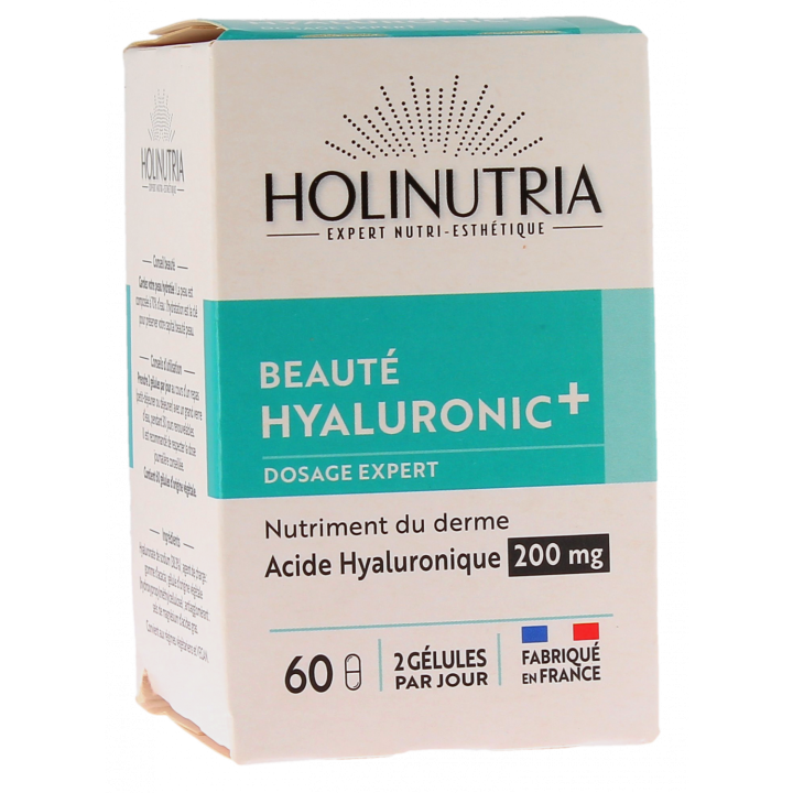 Beaut&eacute; hyaluronic+ Holinutria - bo&icirc;te de 60 g&eacute;lules