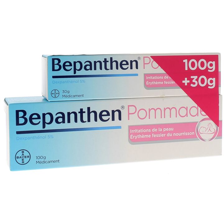 Bepanthen pommade 5% - tube de 100g + tube de 30g