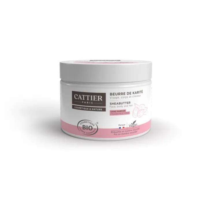 Beurre de Karit&eacute; 100% Bio Cattier - pot 100 g