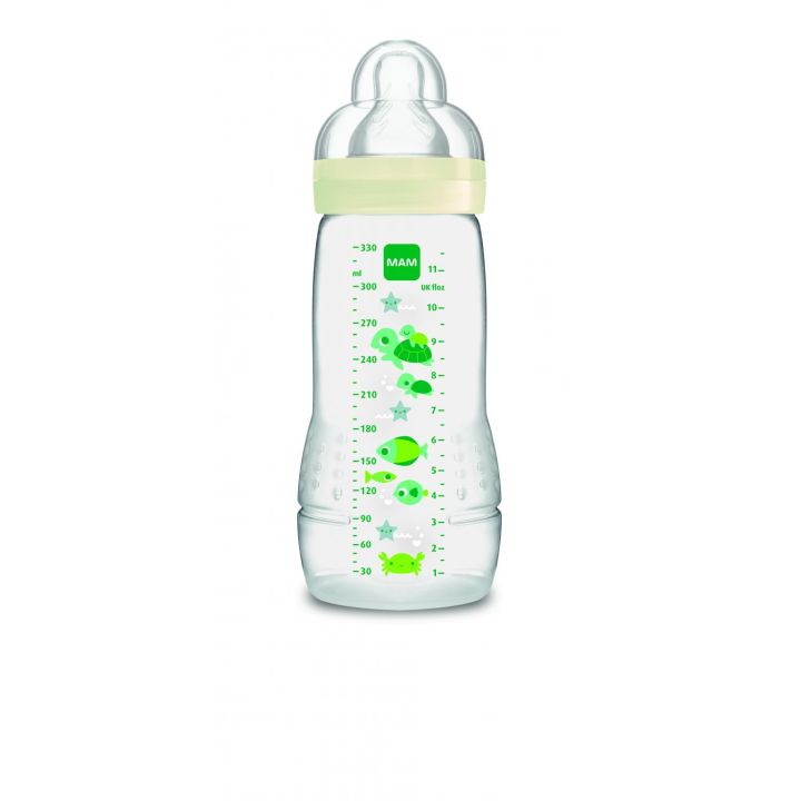 Biberon Easy Active 2&egrave;me &acirc;ge 6 mois et + Mam - 1 biberon de 330 ml