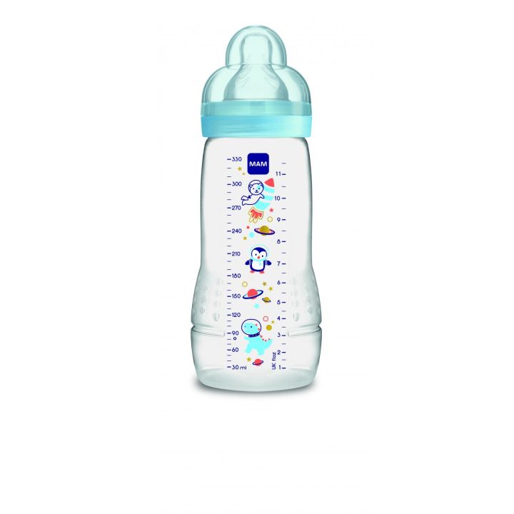 Biberon Easy Active 2&egrave;me &acirc;ge 6 mois et plus Mam - biberon de 330 ml