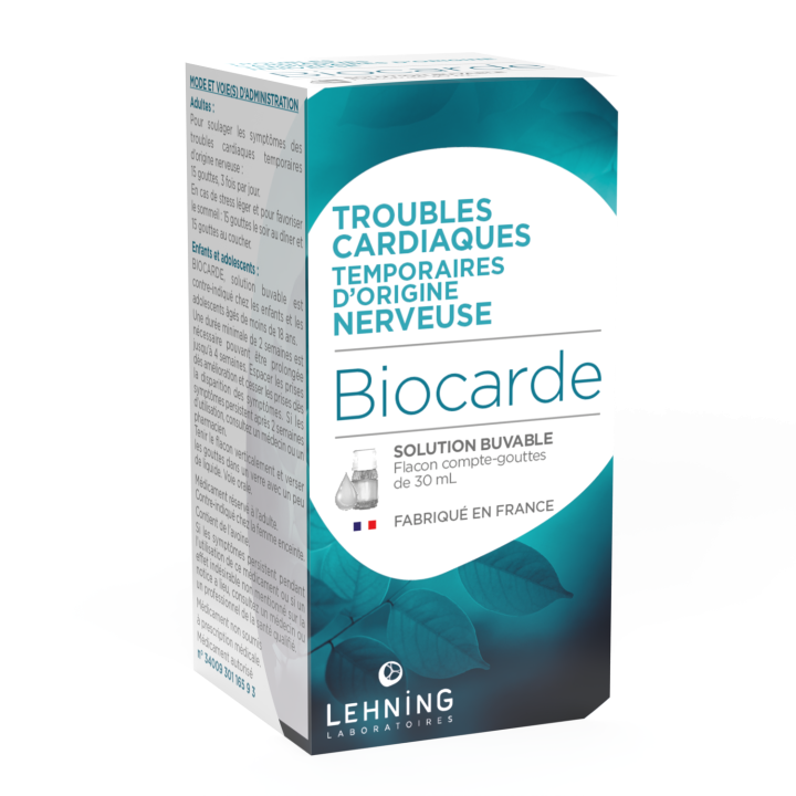 Biocarde solution buvable Lehning - flacon compte-gouttes de 30ml