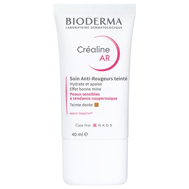 Cr&eacute;aline AR soin Anti-Rougeurs teint&eacute; Bioderma - tube de 40 ml
