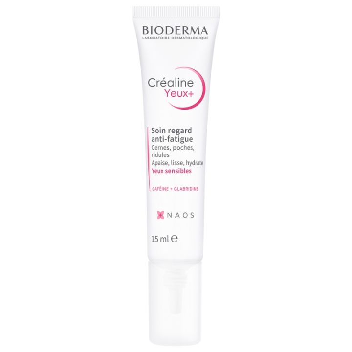 Cr&eacute;aline yeux+ soin regard anti-fatigue Bioderma - tube de 15 ml