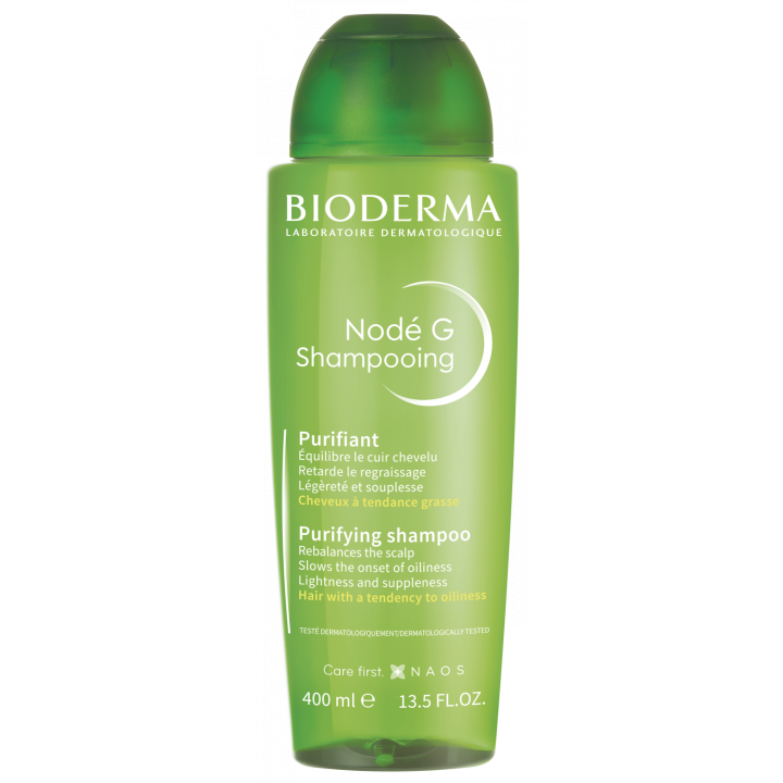 Nod&eacute; G shampooing purifiant cheveux &agrave; tendance grasse Bioderma - flacon de 400 ml