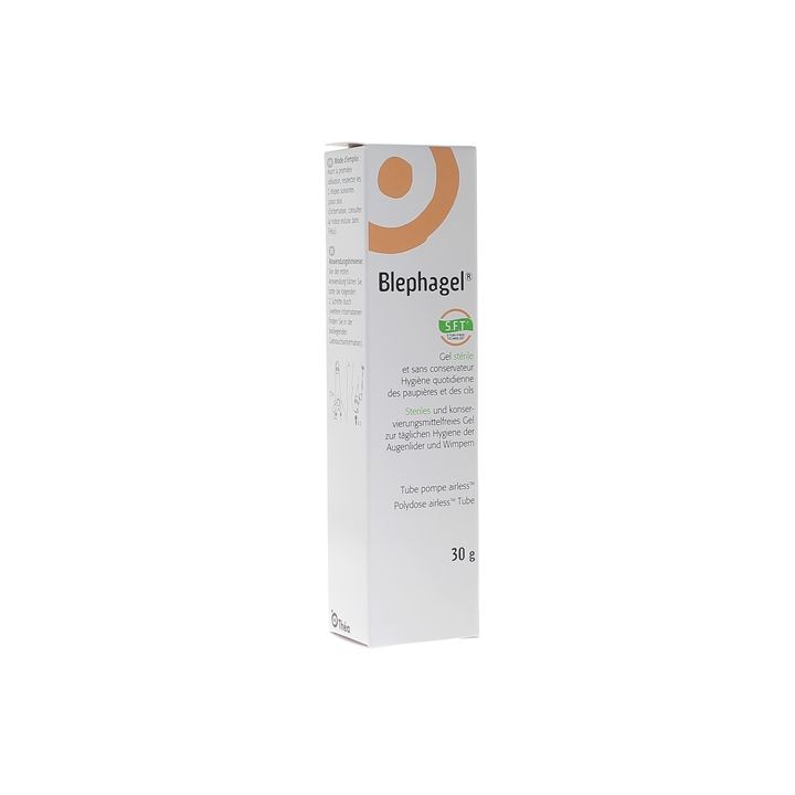 Blephagel gel st&eacute;rile hygi&egrave;ne des paupi&egrave;res et cils sensibles - tube de 30g