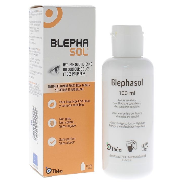 Blephasol lotion micellaire paupi&egrave;res sensibles Th&eacute;a - flacon de 100ml