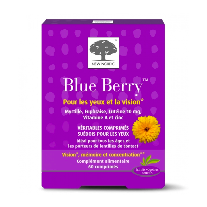 Blue Berry New Nordic - 60 comprim&eacute;s