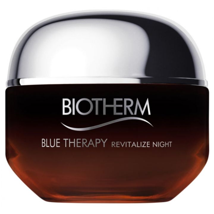 Blue Therapy Amber Algae Revitalize Nuit Cr&egrave;me revitalisante intense Biotherm - pot de 50 ml