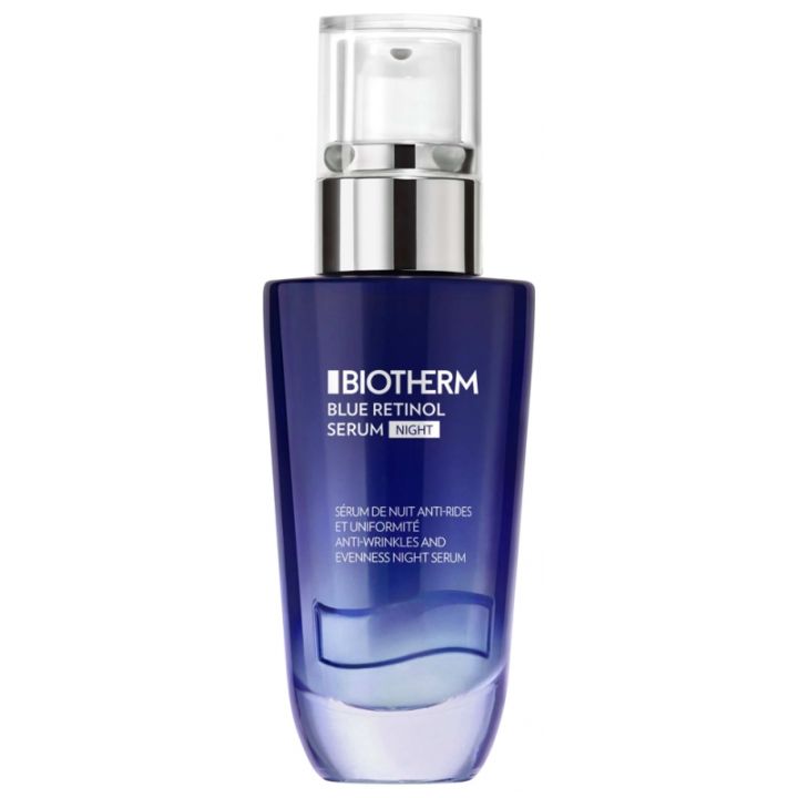 Blue Therapy Blue Retinol Night S&eacute;rum anti-&acirc;ge Biotherm - flacon-pompe de 30 ml