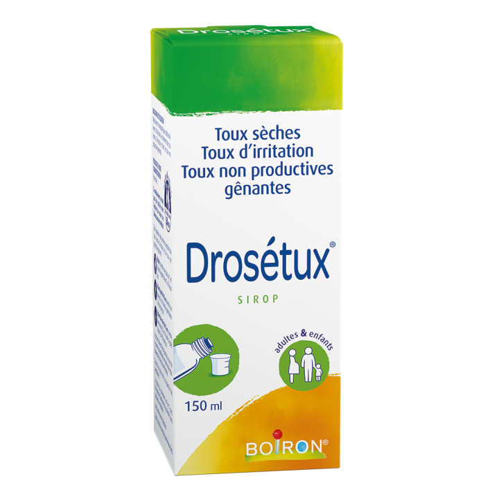Dros&eacute;tux sirop traitement de la toux s&egrave;che Boiron - flacon de 150 ml