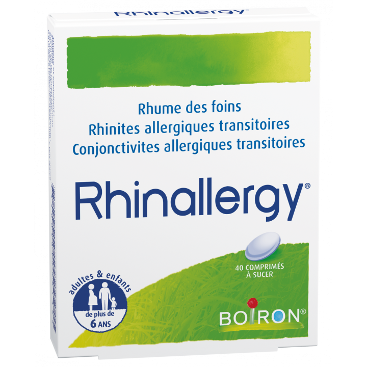 Rhinallergy comprim&eacute; &agrave; sucer Boiron - boite de 40 comprim&eacute;s