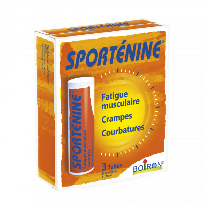 Sport&eacute;nine courbatures comprim&eacute; &agrave; croquer Boiron - 33 comprim&eacute; &agrave; croquer