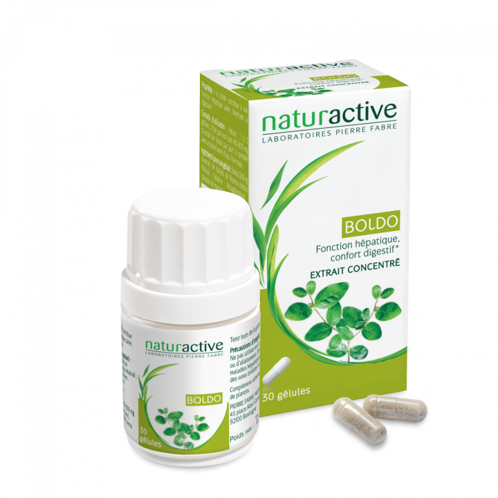 Boldo Naturactive - bo&icirc;te de 30 g&eacute;lules