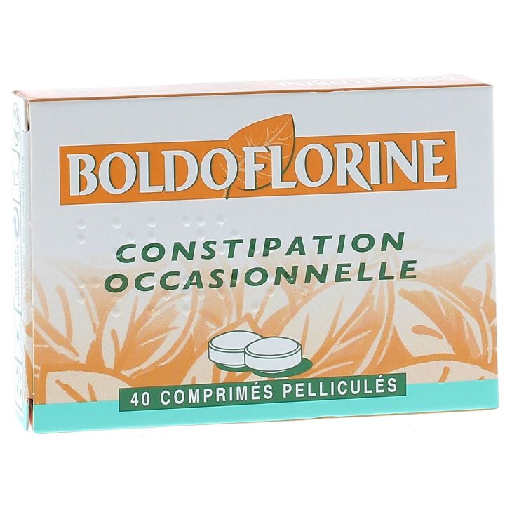 Boldoflorine constipation passag&egrave;re - boite de 40 comprim&eacute;s