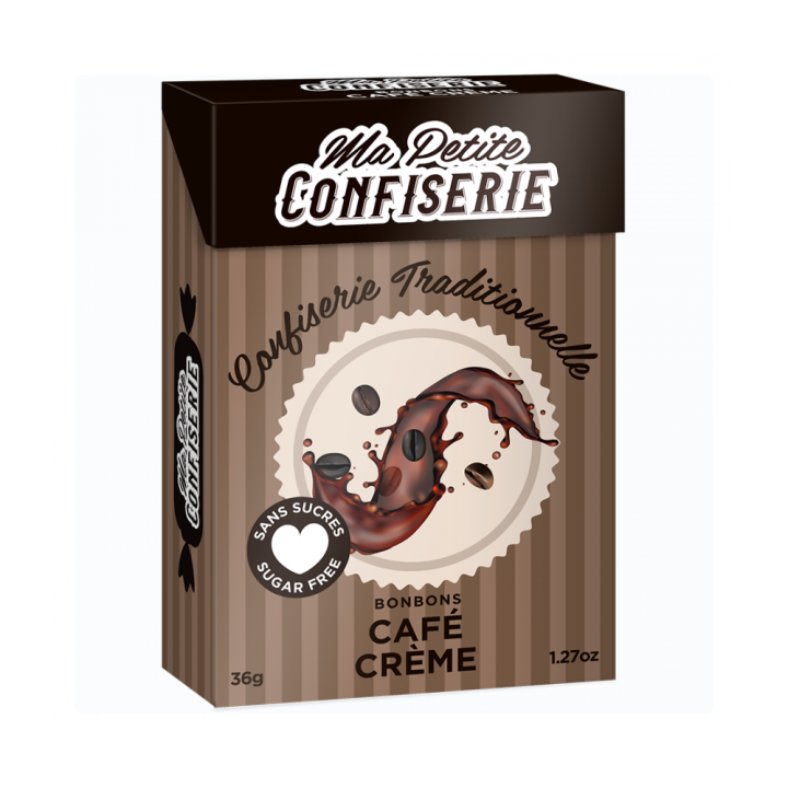Bonbons caf&eacute; cr&egrave;me Ma petite confiserie - bo&icirc;te de 36,5 g