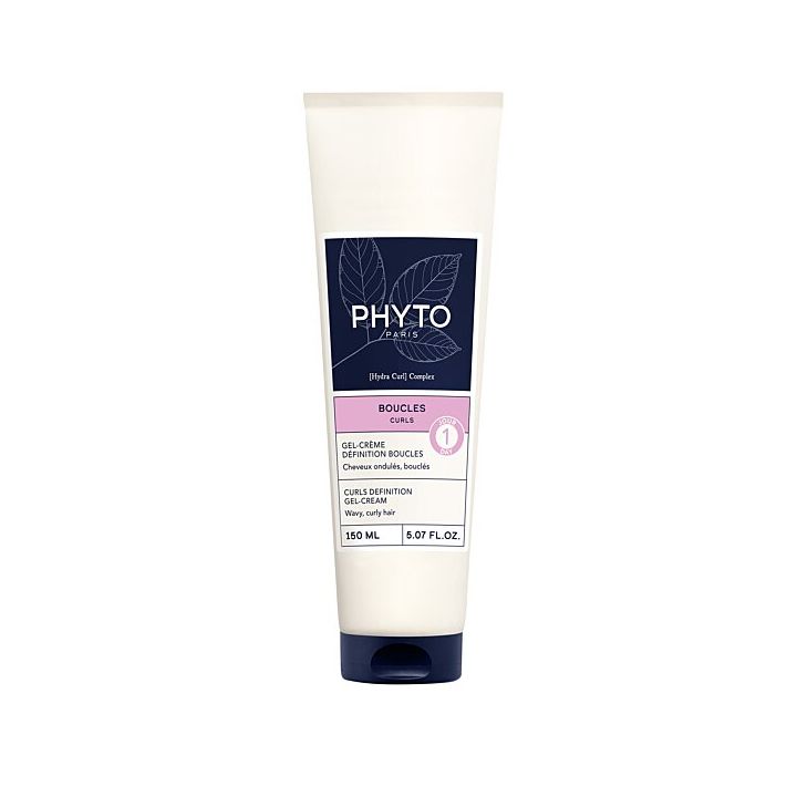 Gel-cr&egrave;me d&eacute;finition boucles jour 1 Phyto - tube de 150ml
