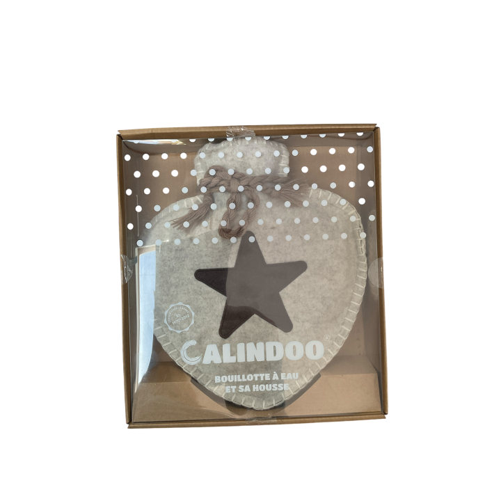 Bouillotte coeur &agrave; eau ultra-douce Calindoo - bouillotte de 600ml