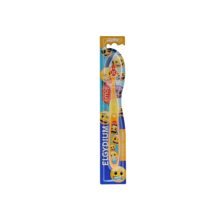 Brosse &agrave; dents 7-12 ans Elgydium junior emoji - 1 brosse &agrave; dents