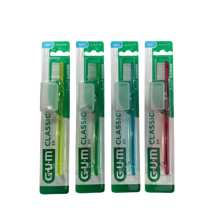 Brosse &agrave; dents Classic 311 souple GUM - une brosse &agrave; dents