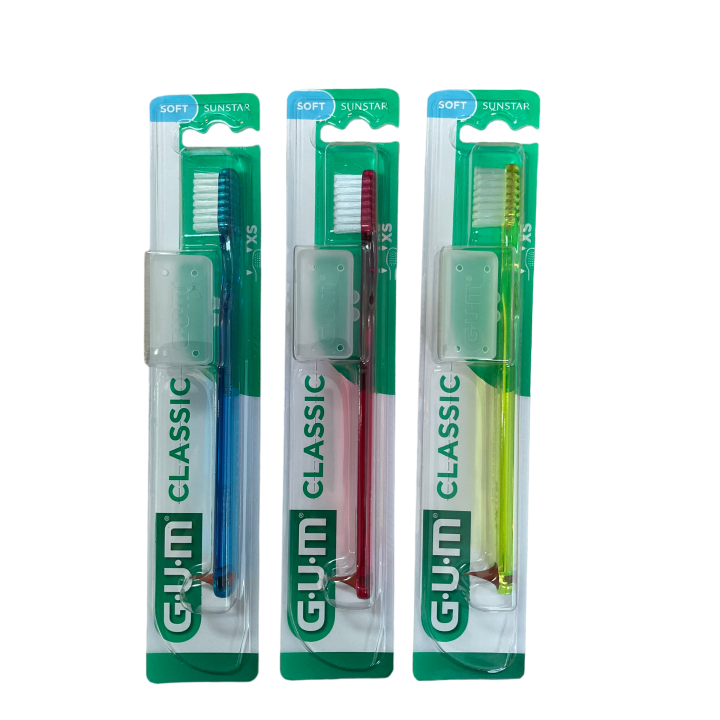 Brosse &agrave; dents Classic 407 souple GUM - une brosse &agrave; dents