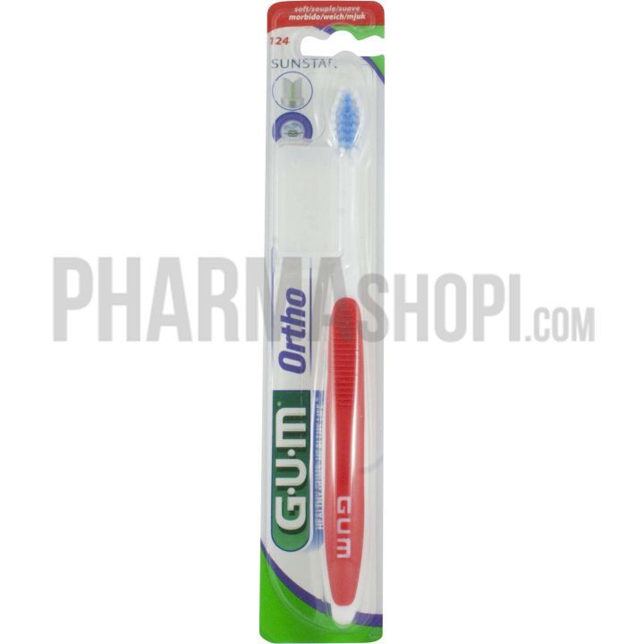 Brosse &agrave; dents Gum Ortho souple - 1 brosse &agrave; dents