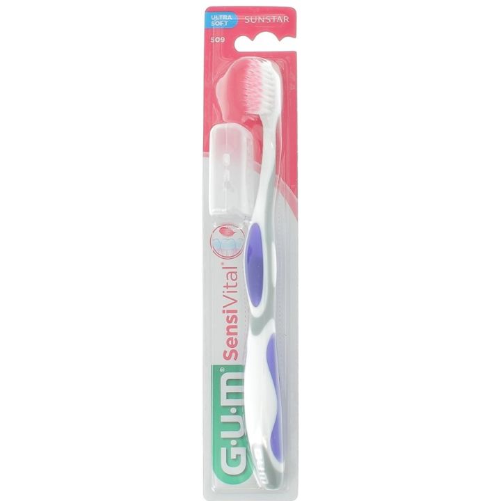 Brosse &agrave; dents Sensivital sunstar ultra souple Gum - une brosse &agrave; dents
