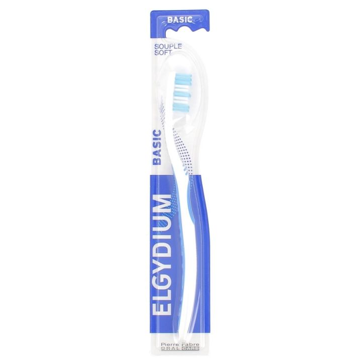 Brosse &agrave; dents souple Basic Elgydium - 1 brosse &agrave; dents