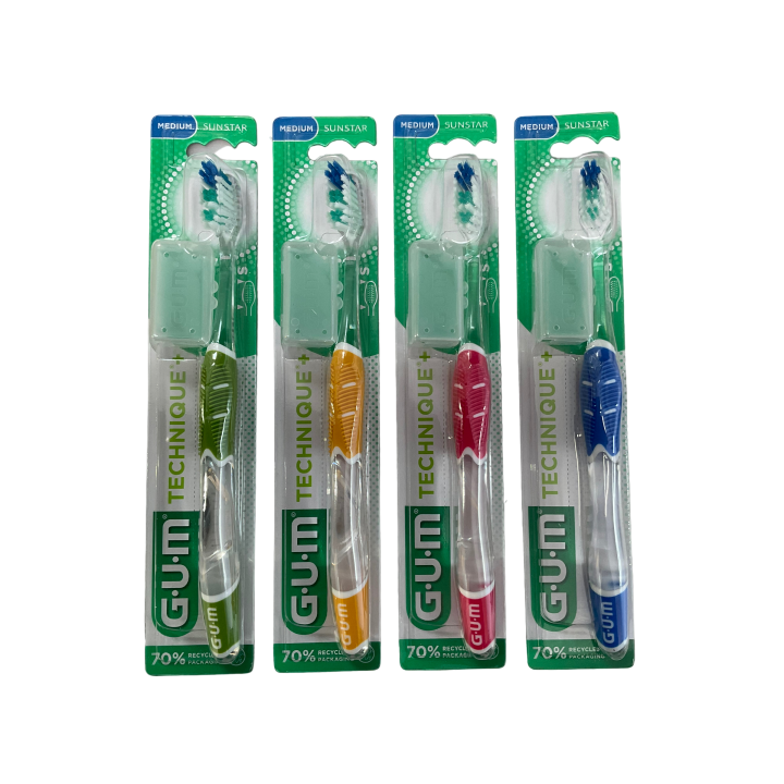 Brosse &agrave; dents Technique+ medium GUM - une brosse &agrave; dents