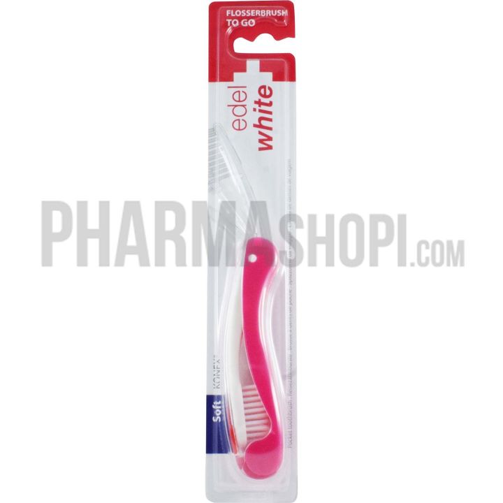 Brosse &agrave; dents voyage konex soft Edel white - 1 brosse &agrave; dents