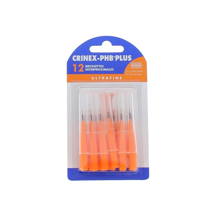 Brossettes interdentaires ultrafine phb plus Crinex - 12 brossettes
