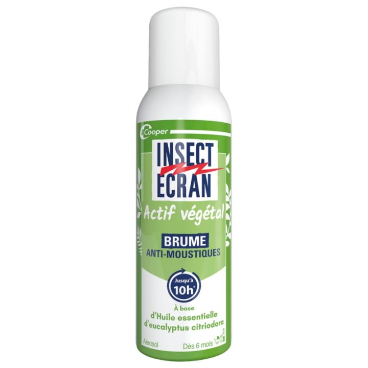 Brume anti-moustiques actif v&eacute;g&eacute;tal Insect Ecran - a&eacute;rosol de 100ml