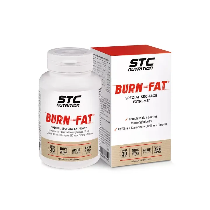 Burn Fat STC Nutrition - boite de 120 g&eacute;lules